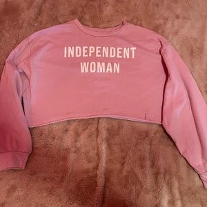 Independent Women Crop Top